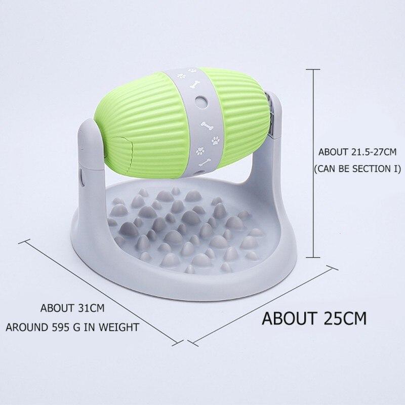 Interactive Tumbler Cat Toy in cylindrical shape, designed for slow food release and pet engagement, made of durable plastic.