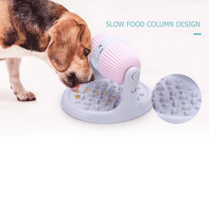 Interactive Tumbler Cat Toy in cylindrical shape, designed for slow food release and pet engagement, made of durable plastic.