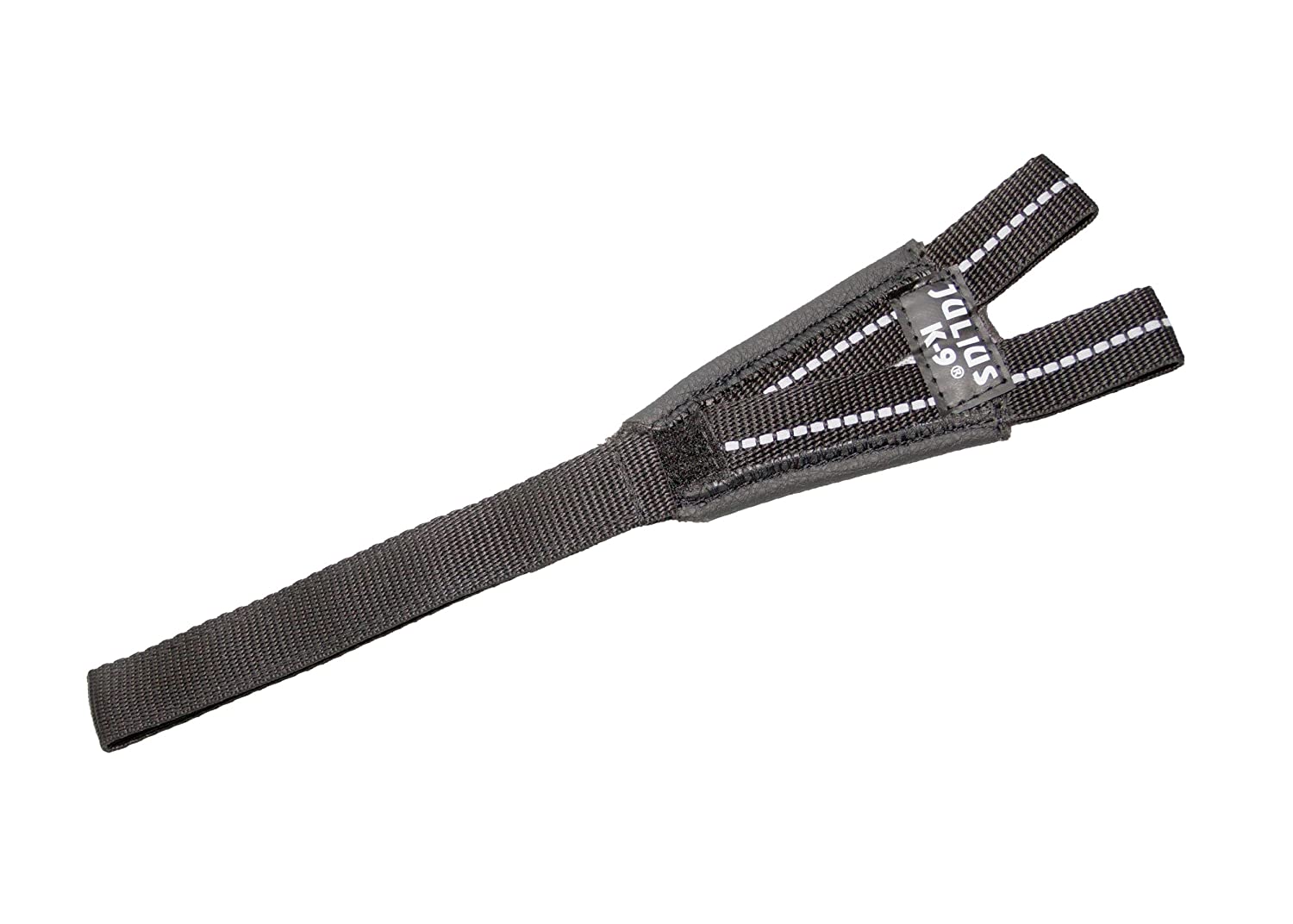 Julius-K9 Y Belt made of neoprene material, designed for Powerharness, featuring reflective elements for visibility and comfort.