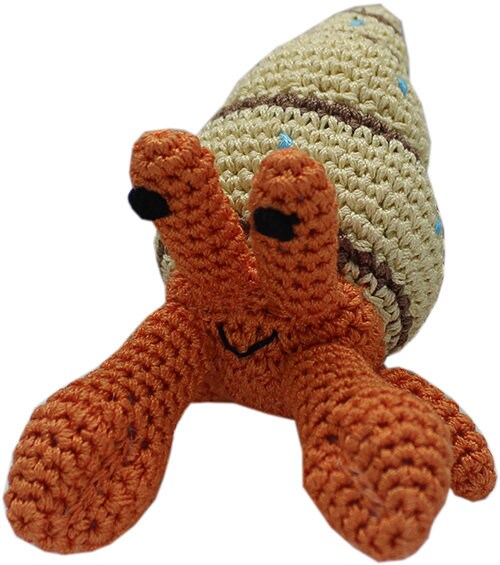 Knit Knacks Organic Cotton Pet & Dog Toys featuring colorful ocean-themed designs for small dogs.