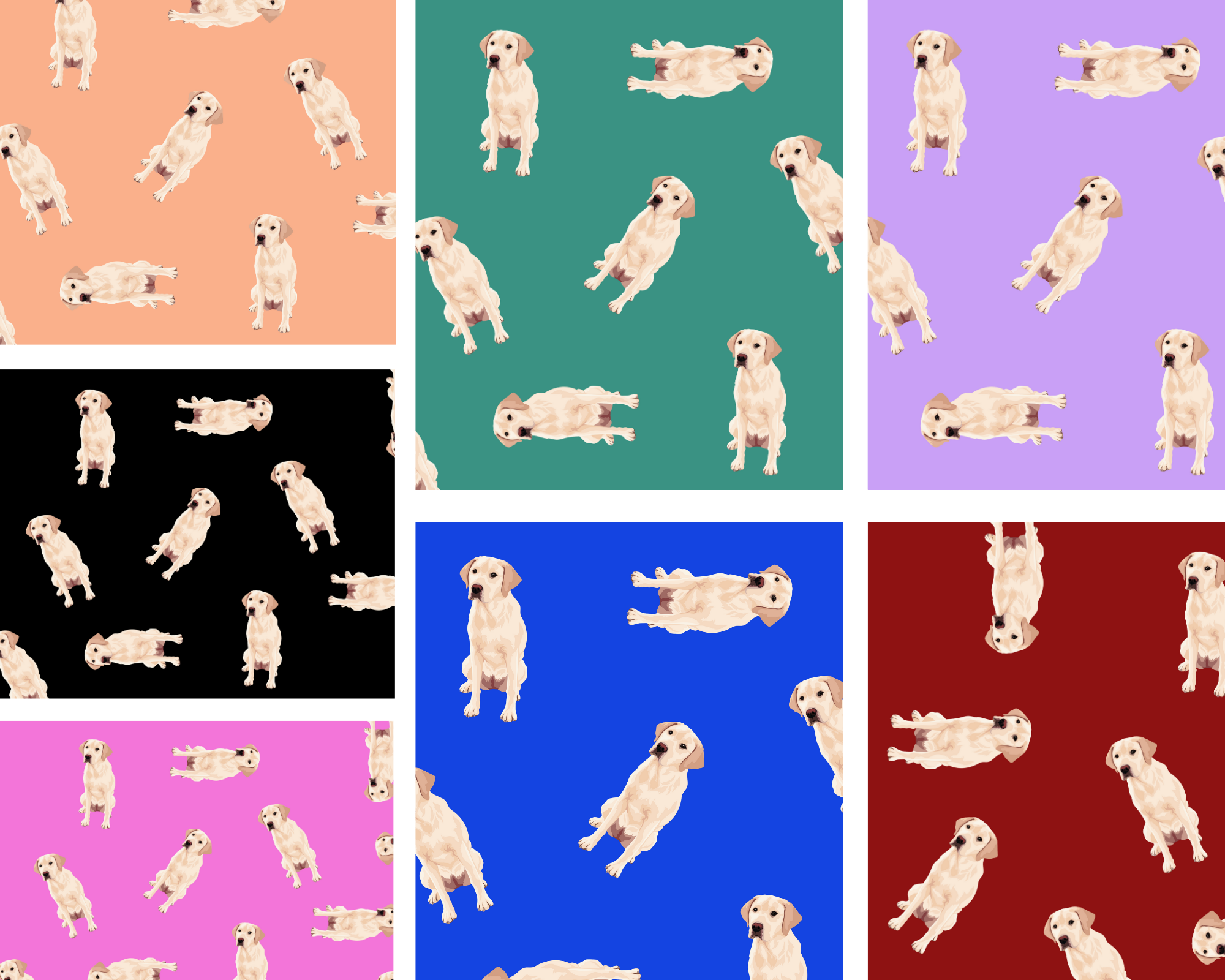 A handmade Labrador Retriever face cover featuring a soft organic cotton interior and durable polyester exterior, available in various sizes.