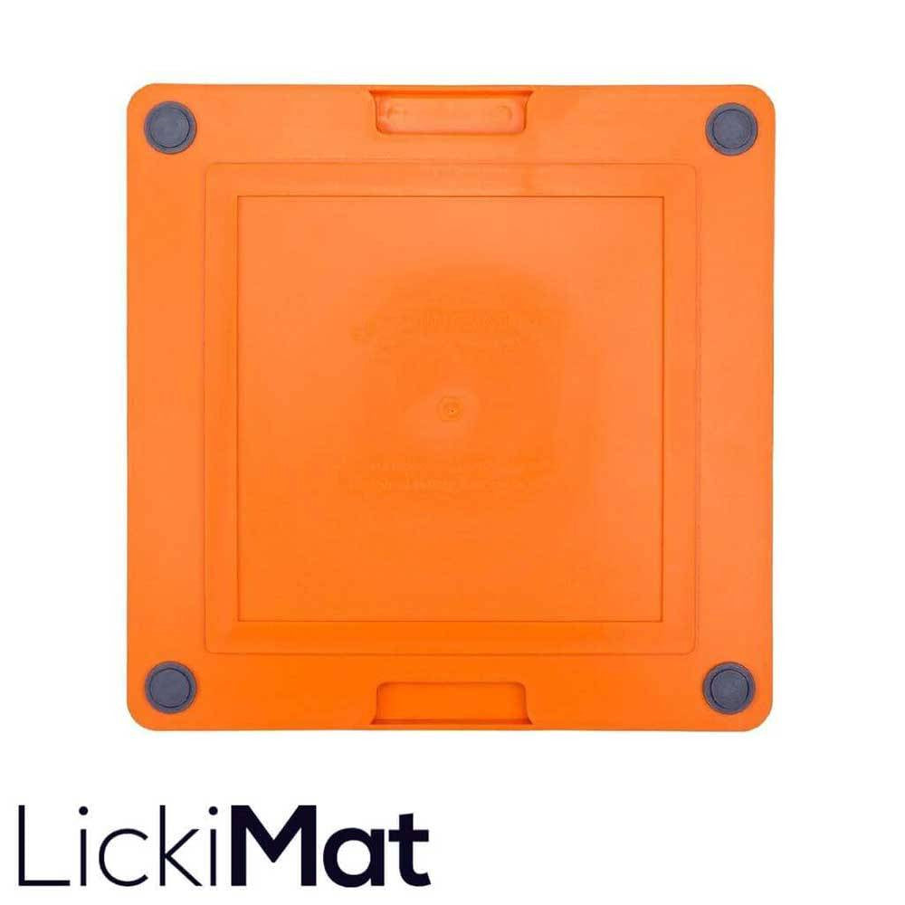 Lickimat TUFF Soother for Dogs in vibrant colors, designed for interactive feeding and calming pets.