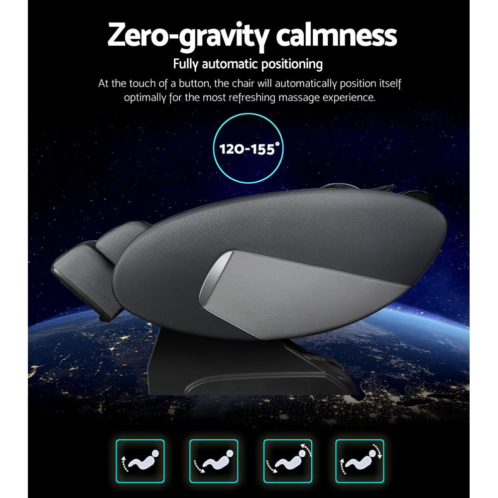 Livemor Electric Massage Chair Recliner featuring Shiatsu, zero gravity, and heating functions, designed for ultimate relaxation and comfort.