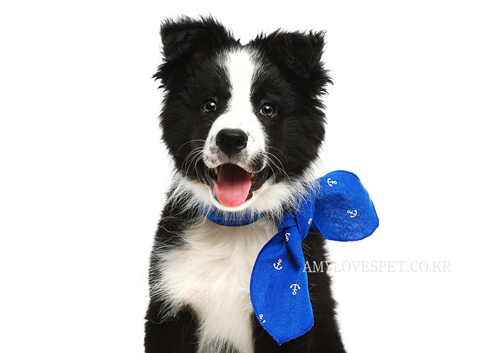 Marine Blue Form-Scarf made of 100% cotton, showcasing its stylish design and vibrant color.