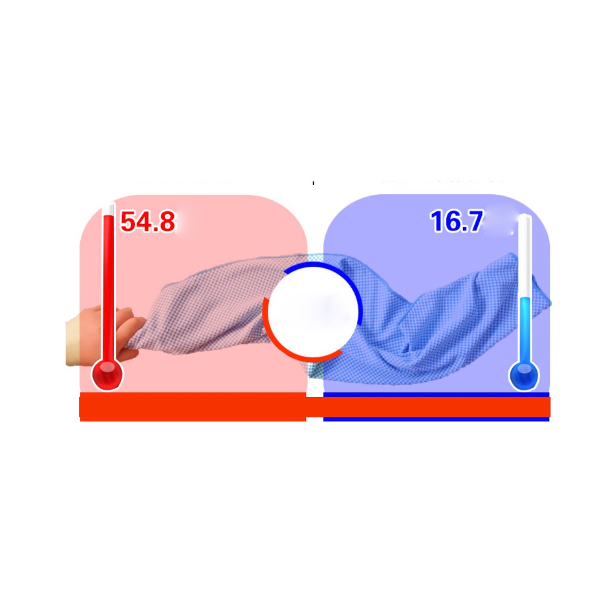 Natura Super Cool Bamboo Towel In A Bottle - 2 PK, featuring a lightweight, chemical-free bamboo towel in a portable bottle with a carabiner.