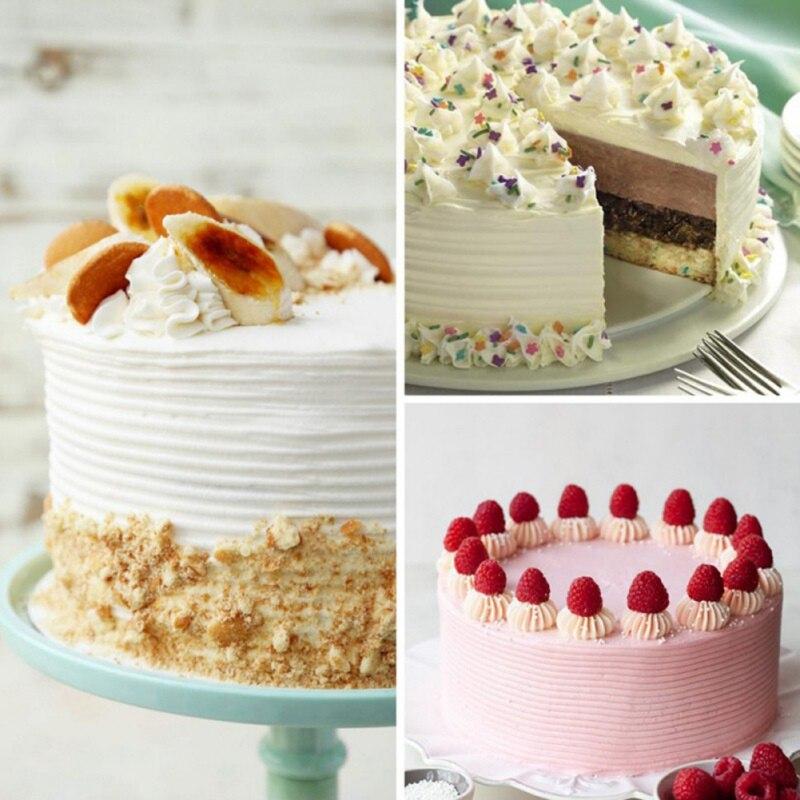 A Non-slip Cake Turntable featuring a lace design, ideal for cake decorating and DIY baking projects, made from eco-friendly plastic.