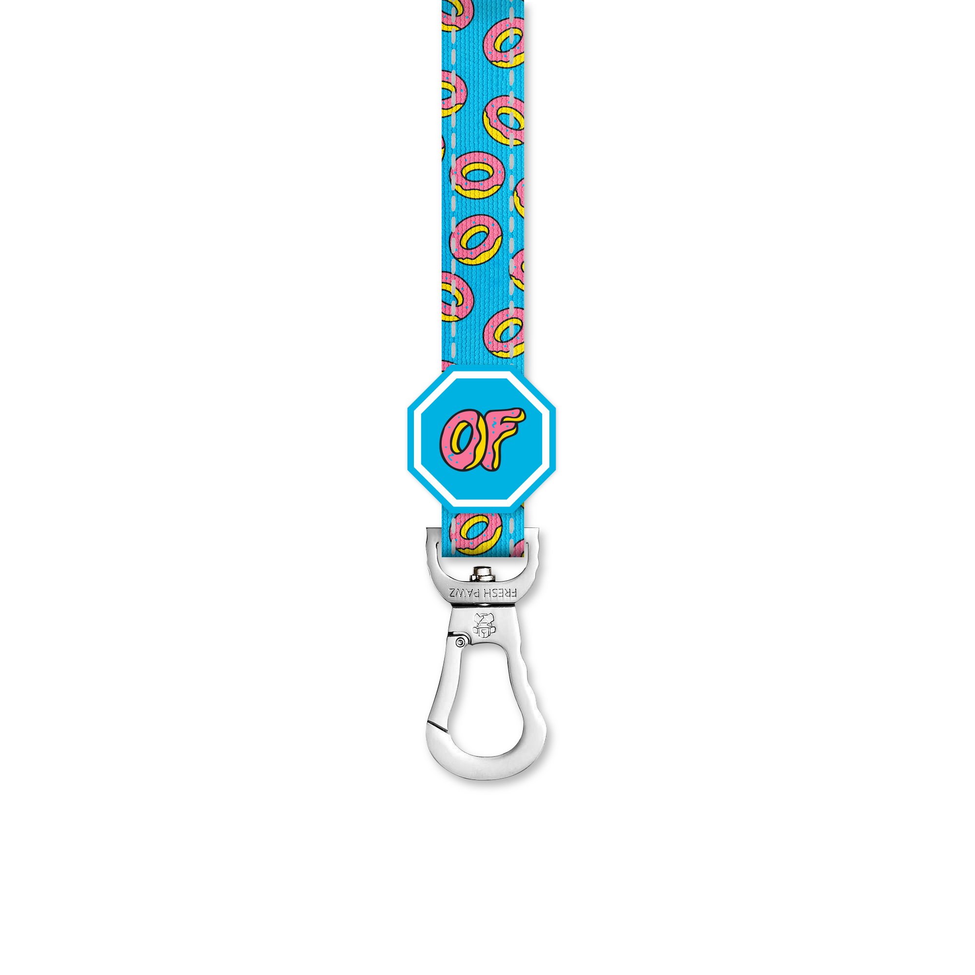 Odd Future x Fresh Pawz leash featuring vibrant colors and stylish design, perfect for trendy dog owners.