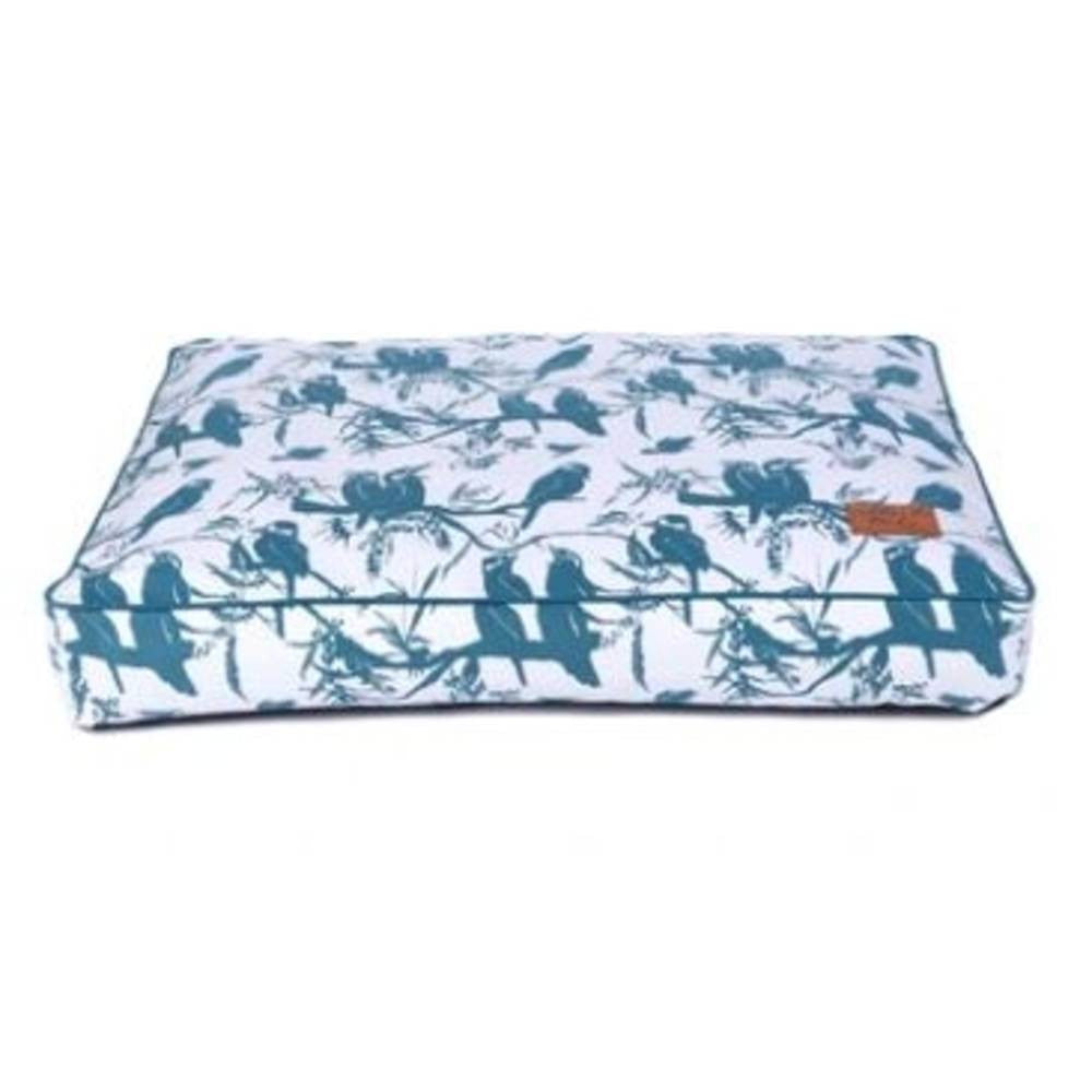 Outback Tails Dog Bed Cover featuring Aboriginal artwork by Pauline Napangardi Gallagher, showcasing a non-slip base and cotton fabric.