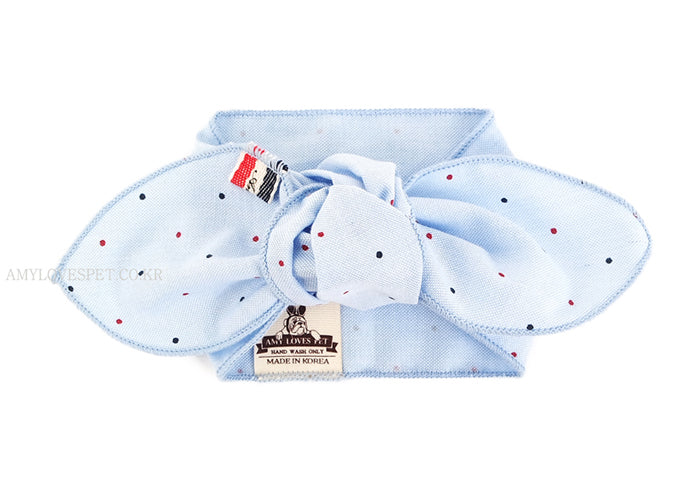 Stylish OX Dot Form-Scarf for pets, showcasing its vibrant colors and comfortable design, perfect for any occasion.