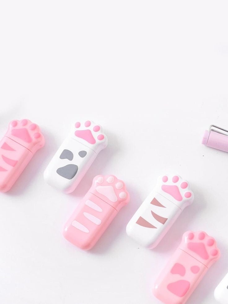 Pawsome correction tape #9 featuring a cute cat design, perfect for journaling and correcting mistakes.