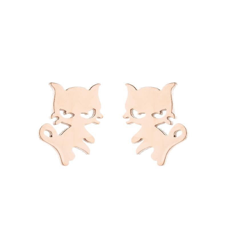 Pawsome Earrings - #11 featuring gold-filled, sterling silver, and stainless steel in an elegant art deco design.