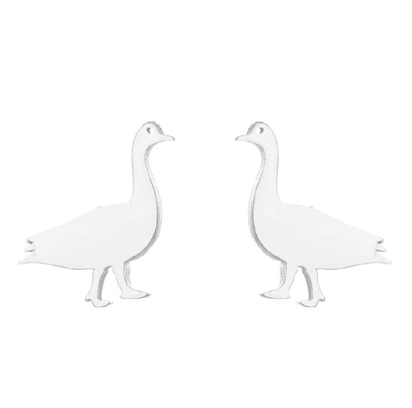 Pawsome Earrings - #101 featuring a unique art deco design, handmade with gold filled, sterling silver, and stainless steel materials.