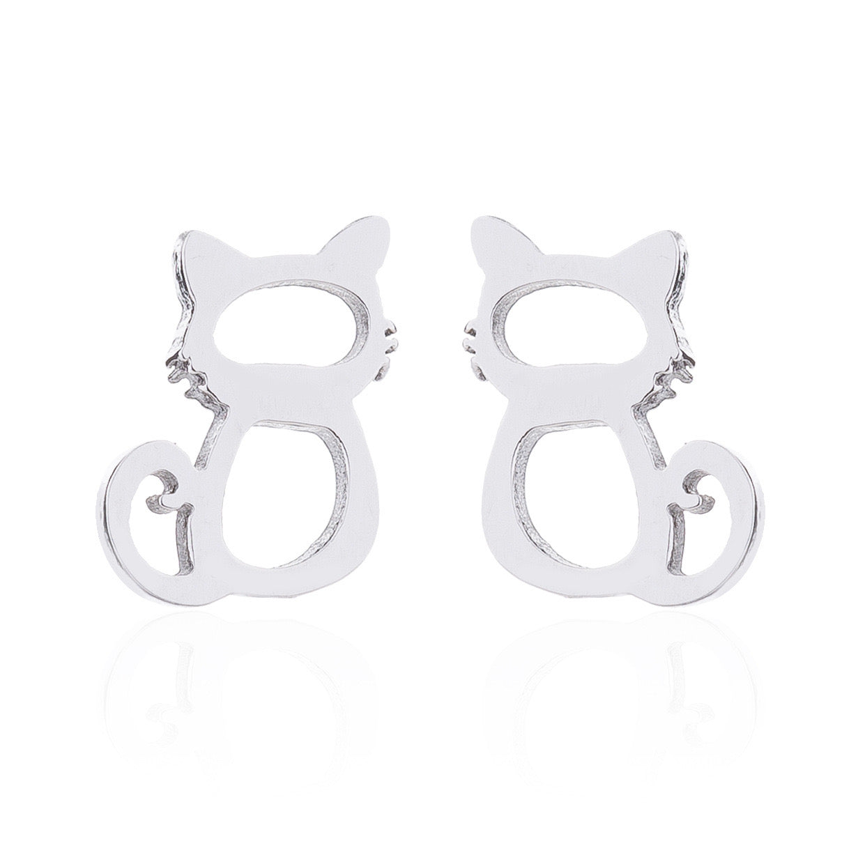 Pawsome Earrings - handmade art deco earrings featuring gold filled, sterling silver, and stainless steel materials.