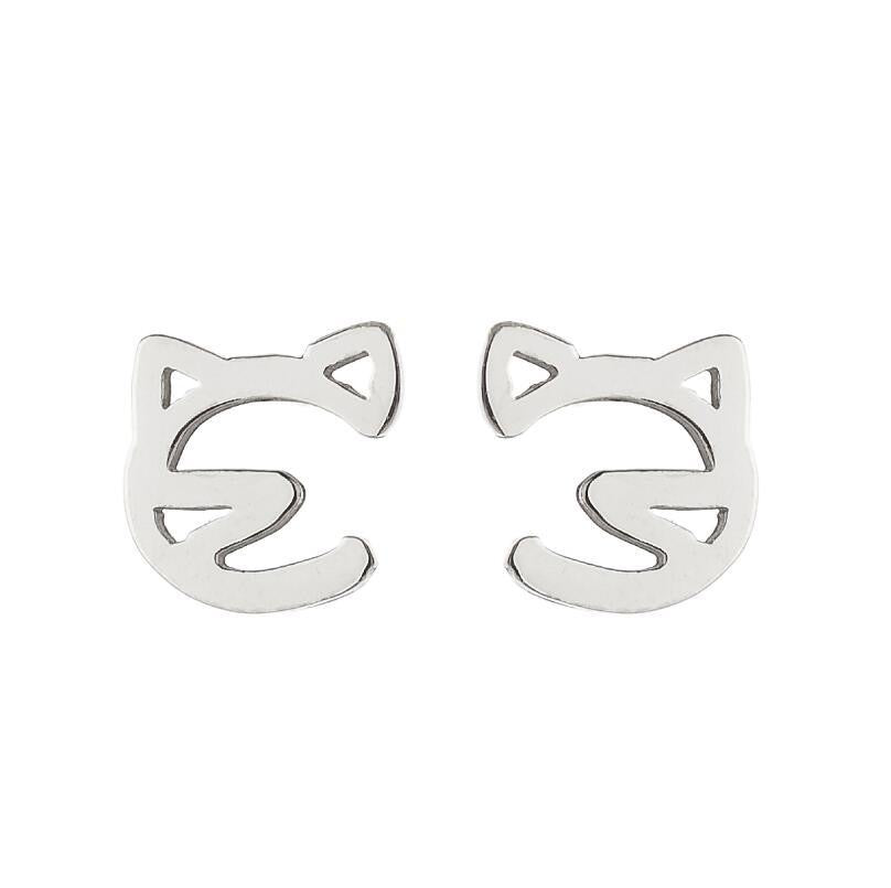 Elegant Pawsome Earrings featuring gold filled, sterling silver, and stainless steel in an art deco design, perfect for any occasion.