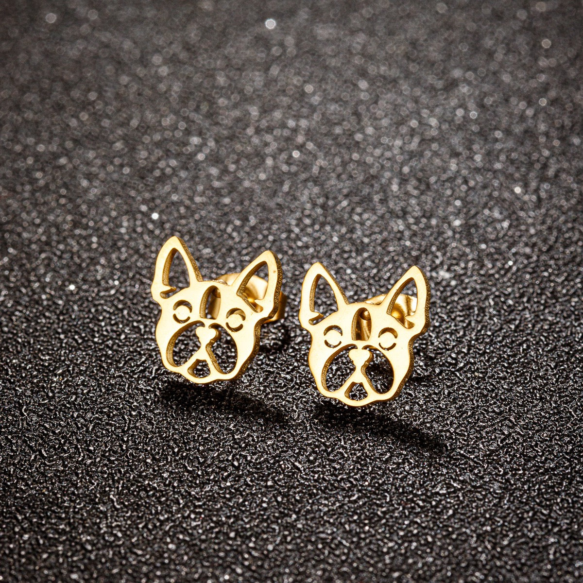 Pawsome Earrings - #88, handmade earrings featuring gold filled, sterling silver, and stainless steel in an elegant art deco design.