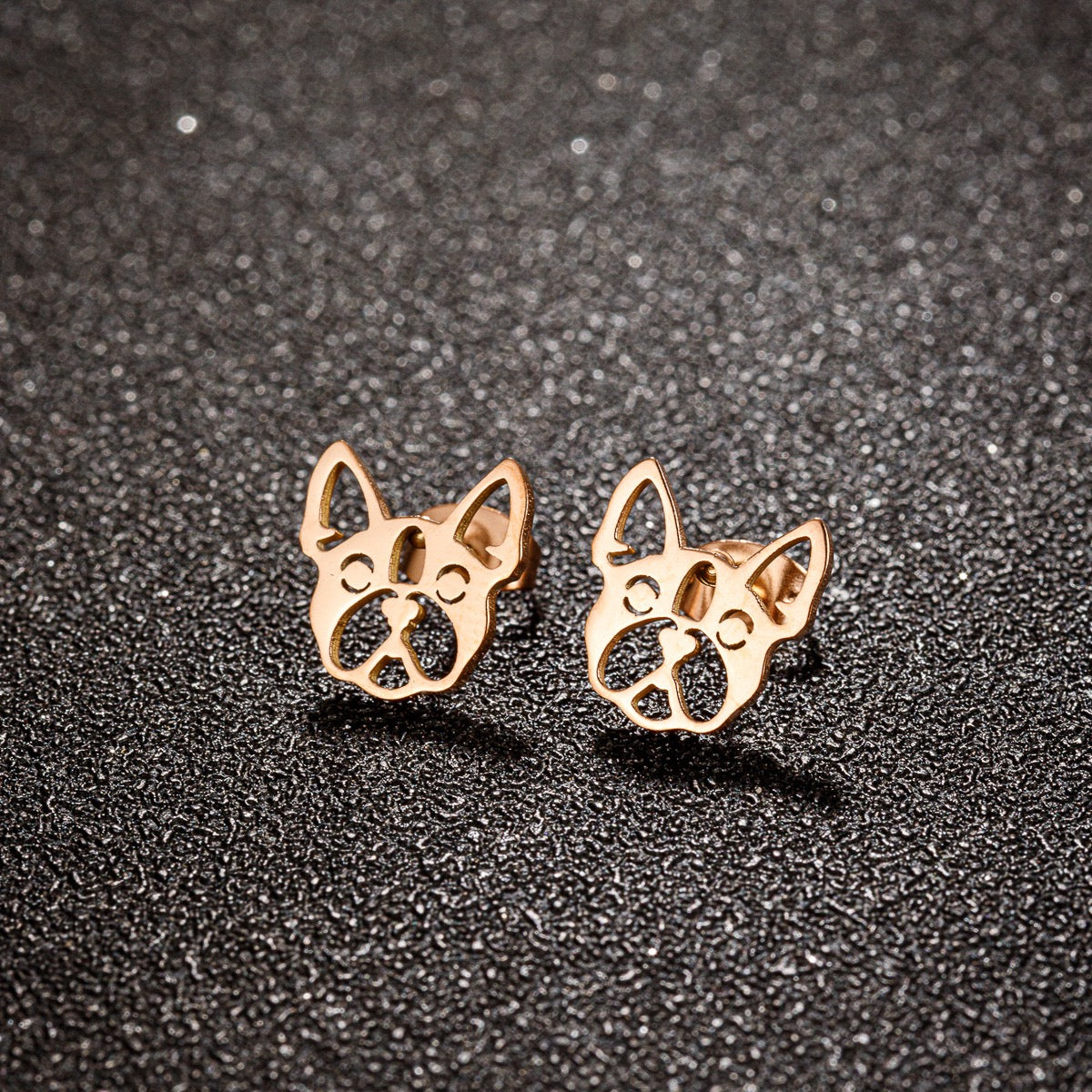 Pawsome Earrings - #88, handmade earrings featuring gold filled, sterling silver, and stainless steel in an elegant art deco design.