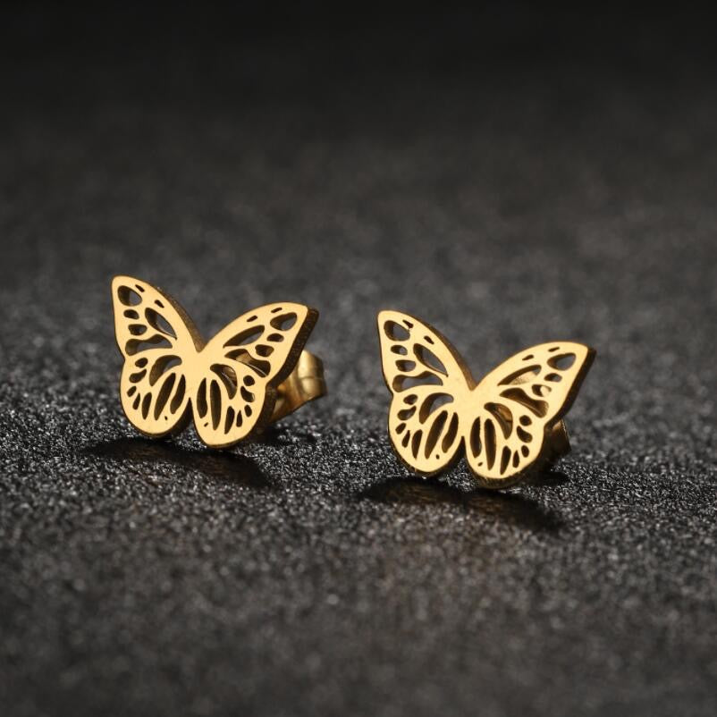 Pawsome Earrings - #93 featuring gold filled, sterling silver, and stainless steel in an elegant art deco design.