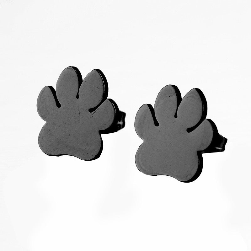 Pawsome Earrings - Handmade art deco earrings featuring gold filled, sterling silver, and stainless steel materials.