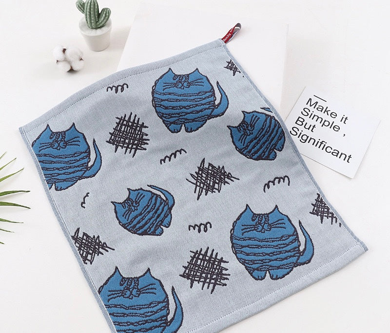 Pawsome Kitchen Towel featuring a vibrant floral design, made of 100% cotton, perfect for kitchen use.