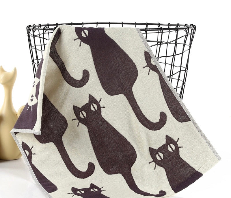 Pawsome Kitchen Towel featuring a vibrant floral design, made of 100% cotton, perfect for kitchen use.