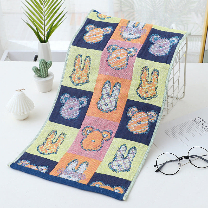 Pawsome Kitchen Towel featuring a vibrant floral design, made of 100% cotton, perfect for kitchen use.