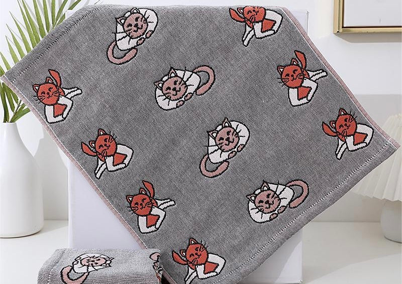 Pawsome Kitchen Towel featuring a vibrant floral design, made of 100% cotton, perfect for kitchen use.