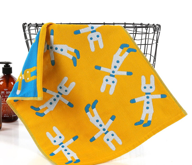 Pawsome Kitchen Towel featuring a vibrant floral design, made of 100% cotton, perfect for kitchen use.