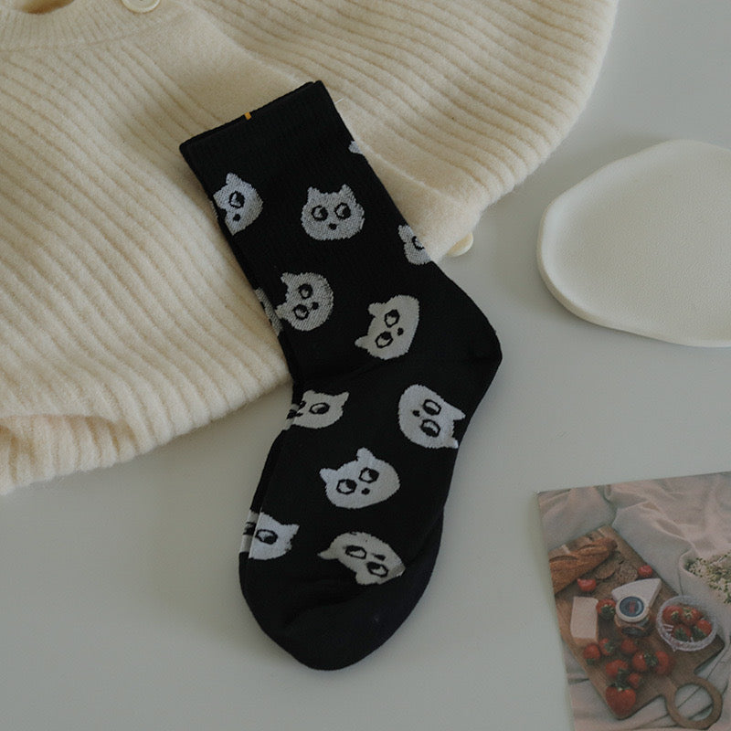 Pawsome Socks #3 featuring a playful pet design, made from soft cotton blend, available in various sizes.