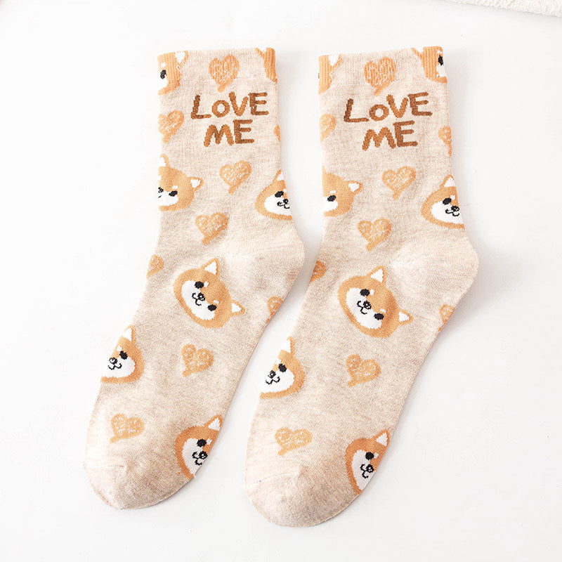 Pawsome Socks #7 featuring a stylish design, made from cotton and nylon, available in various sizes for pet lovers.