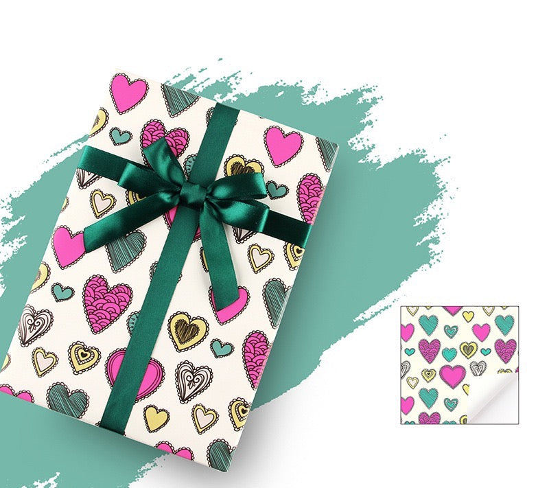 PAWSOME WRAPPING ROLL - #6 featuring luxurious FSC certified matte paper with gift tags.