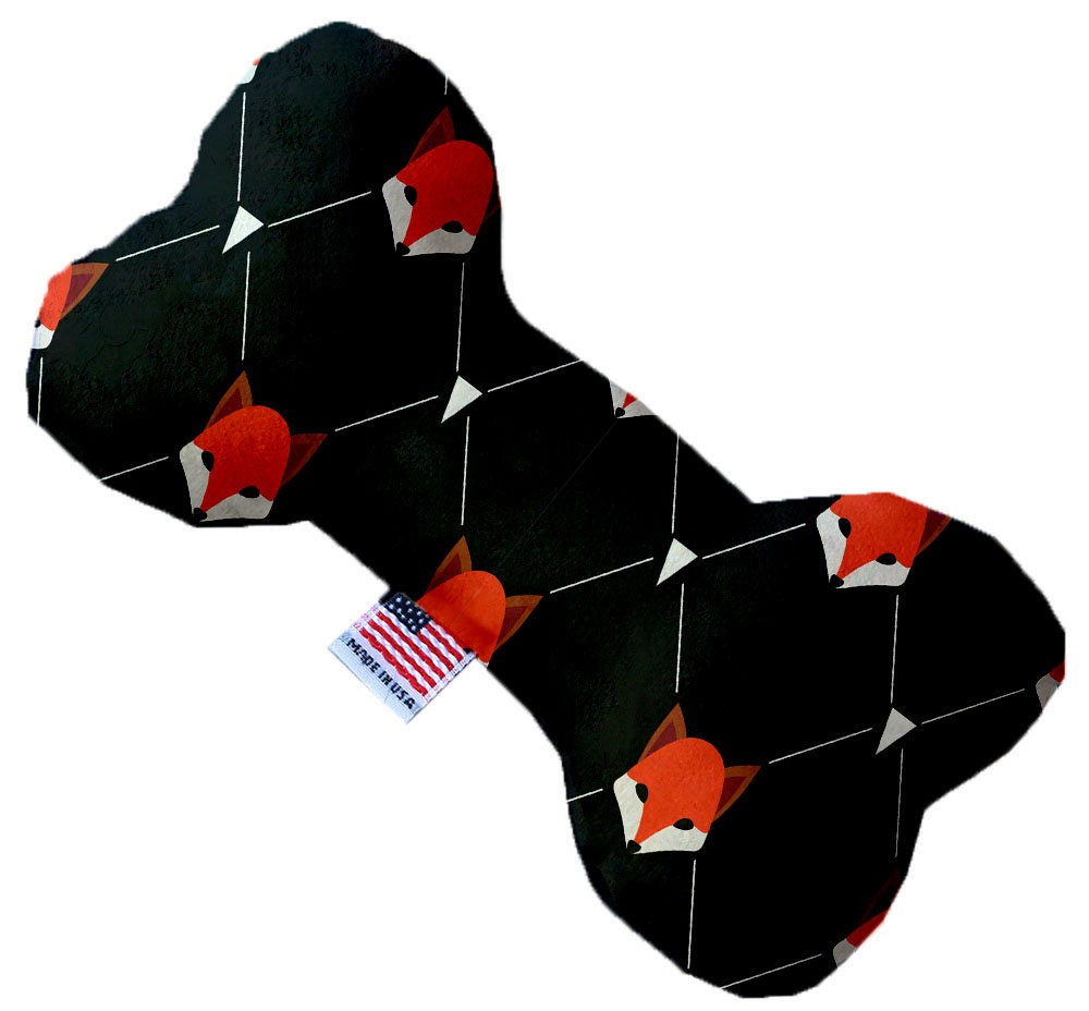A collection of plush heart and bone toys for pets, featuring various patterns and sizes, designed for dogs and cats.