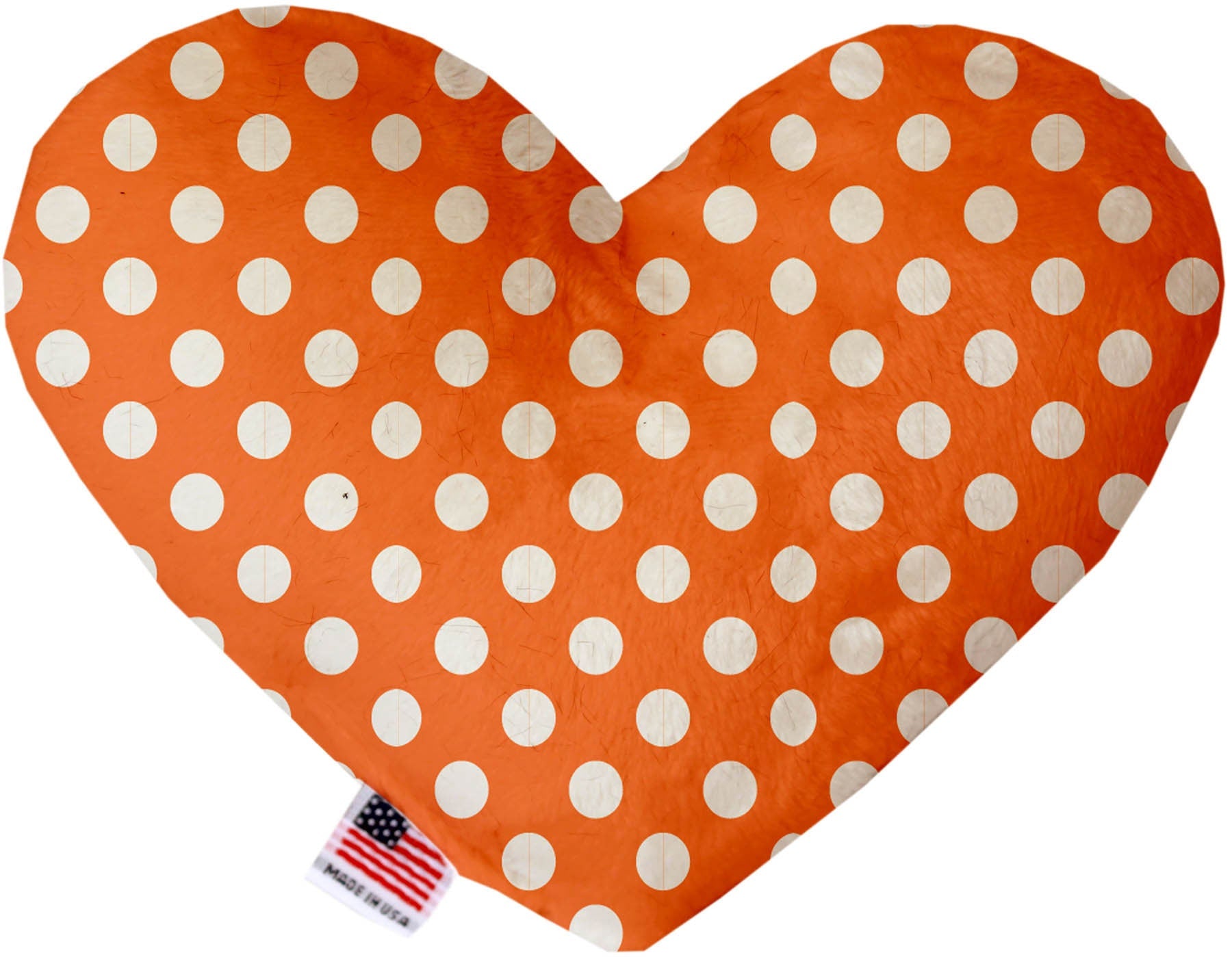 A plush heart and bone toy for dogs, featuring Swiss dots patterns, available in various sizes and colors, made from soft and safe materials.