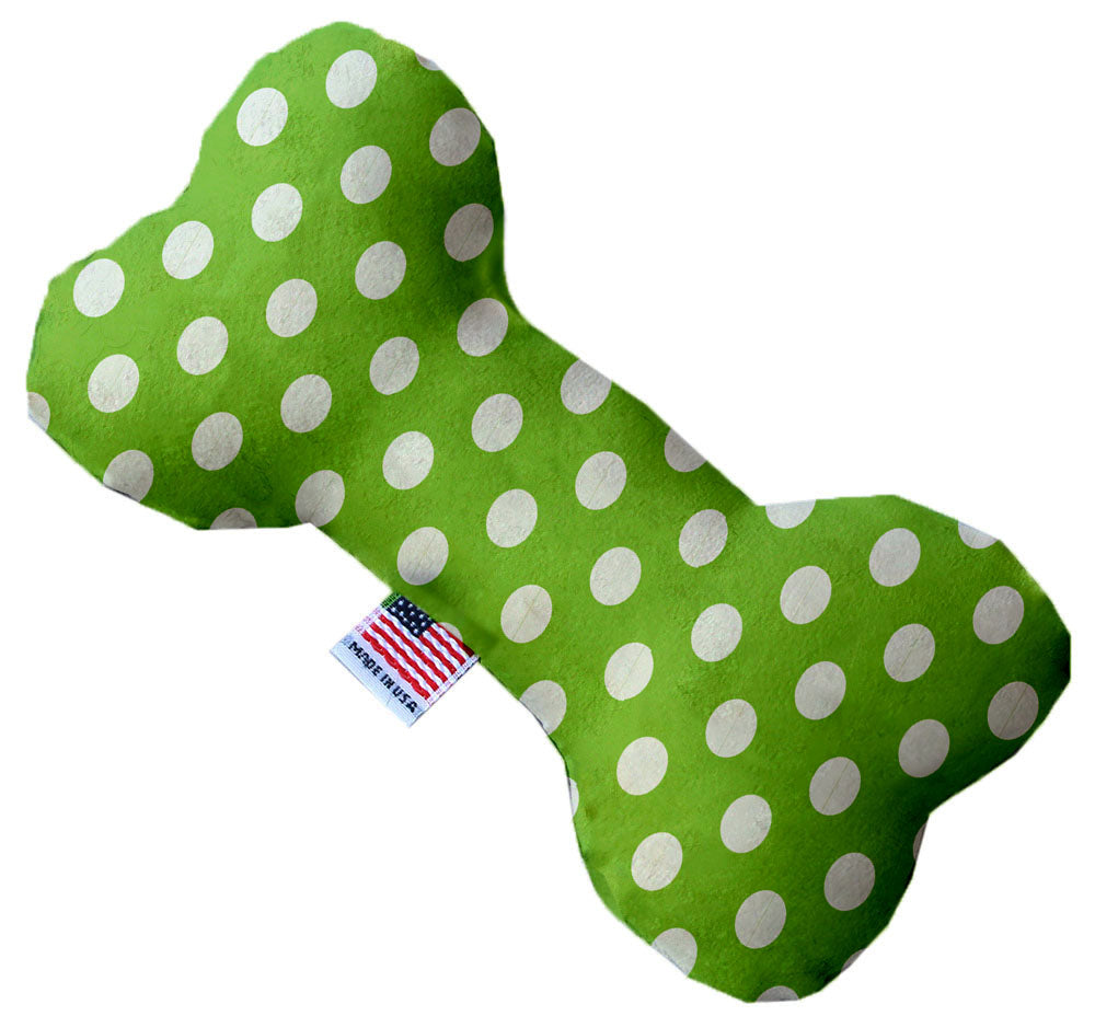 A plush heart and bone toy for dogs, featuring Swiss dots patterns, available in various sizes and colors, made from soft and safe materials.