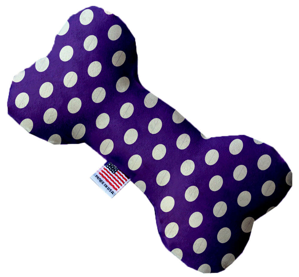 A plush heart and bone toy for dogs, featuring Swiss dots patterns, available in various sizes and colors, made from soft and safe materials.