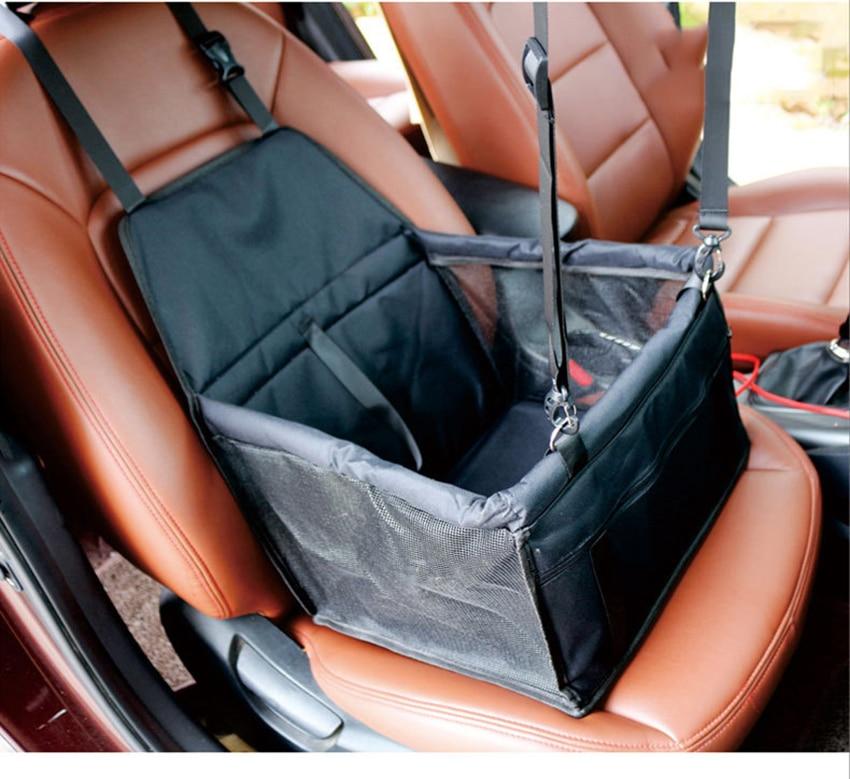 Pet Carrier Dog Car Seat Cover in a stylish solid pattern, designed for small dogs and cats, made from durable and breathable polyester material.