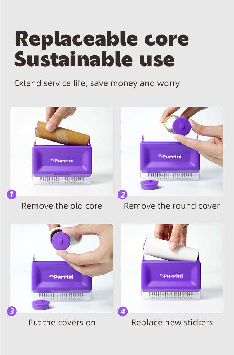 A detailed view of the Pet Comb Automatic Hair Removal Comb, showcasing its ergonomic design and self-cleaning feature for effective pet grooming.