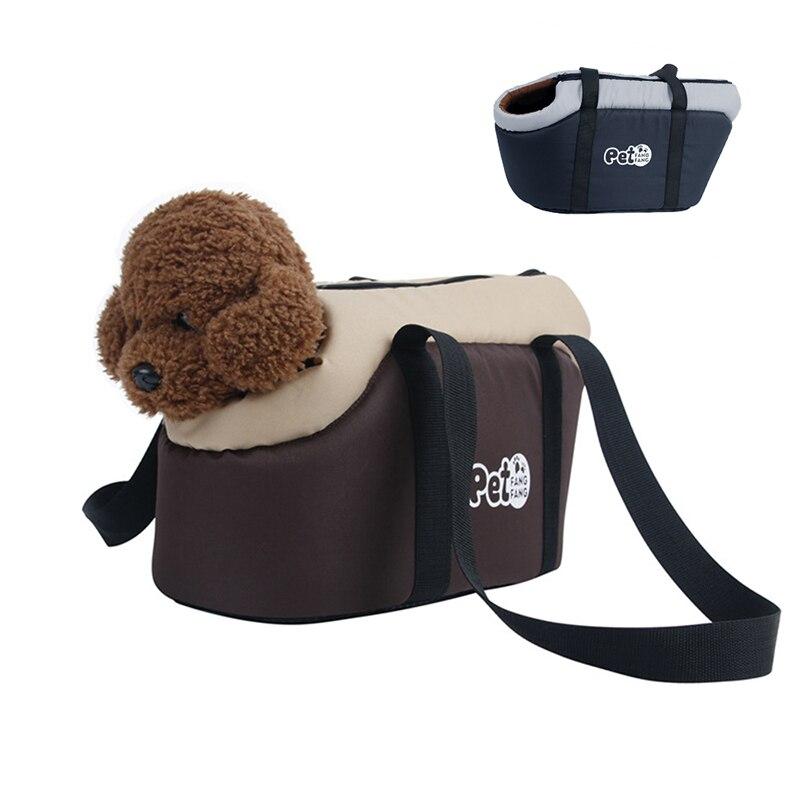A soft and breathable pet dog bag designed for comfortable travel, featuring a portable shoulder handbag style suitable for small to medium dogs.