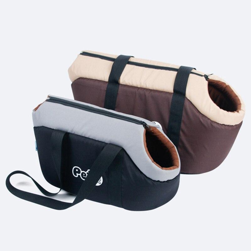 A soft and breathable pet dog bag designed for comfortable travel, featuring a portable shoulder handbag style suitable for small to medium dogs.
