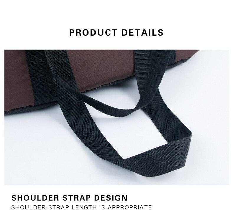 A soft and breathable pet dog bag designed for comfortable travel, featuring a portable shoulder handbag style suitable for small to medium dogs.