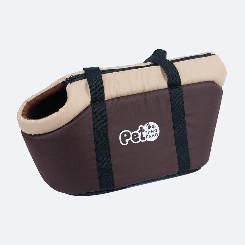 A soft and breathable pet dog bag designed for comfortable travel, featuring a portable shoulder handbag style suitable for small to medium dogs.