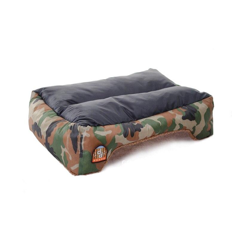 Military style camouflage pet dog bed, soft and warm, suitable for small to large dogs and cats.