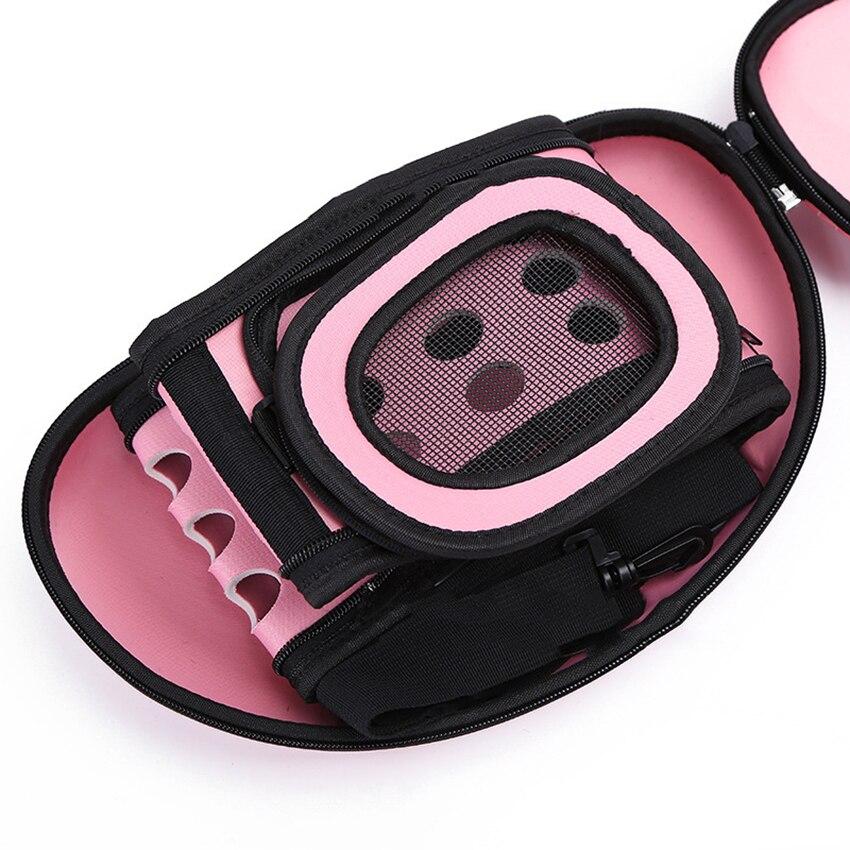 Portable puppy handbag carrier bag in gray, designed for small dogs, featuring a waterproof material and stylish print pattern.