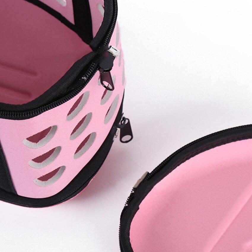 Portable puppy handbag carrier bag in gray, designed for small dogs, featuring a waterproof material and stylish print pattern.