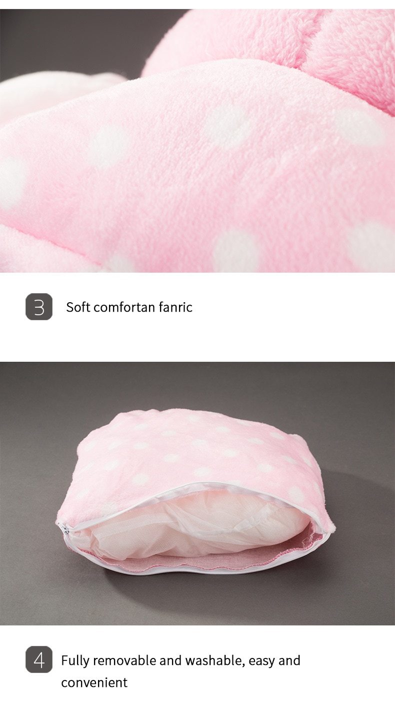 Cute unicorn-shaped pet bed for dogs and cats, featuring a soft cotton exterior and a cozy interior, perfect for winter warmth.