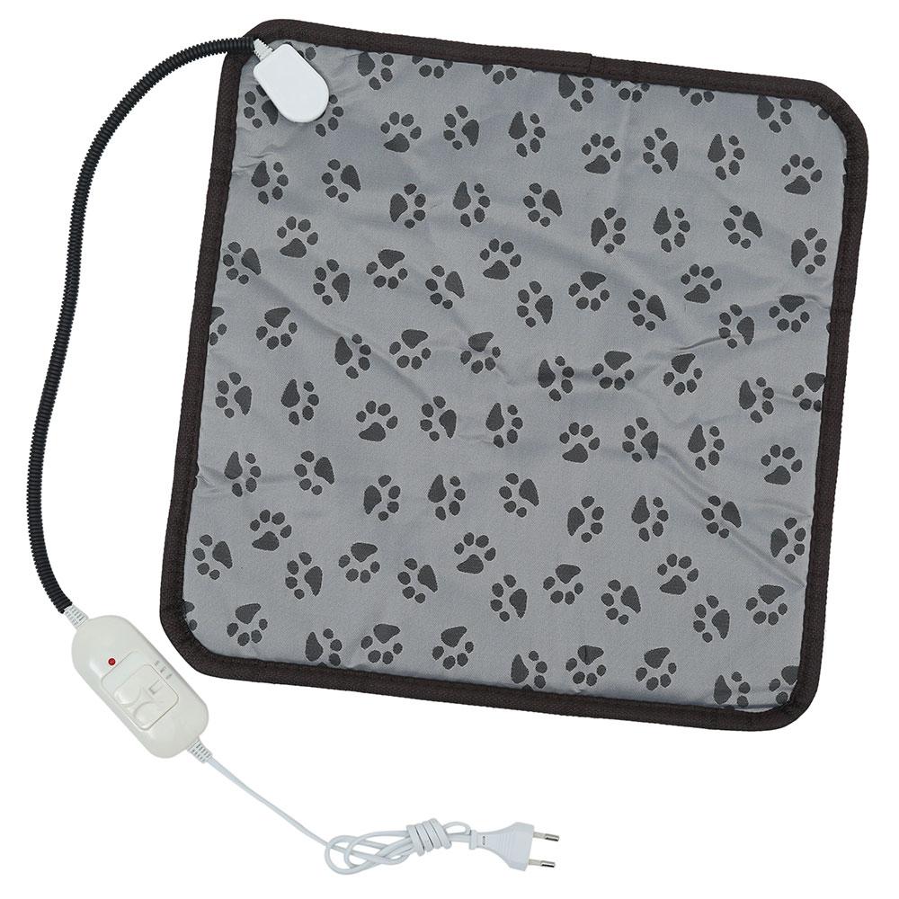 Electric heating pad for pets, designed for dogs and cats, featuring a waterproof non-woven fabric surface and adjustable temperature settings.