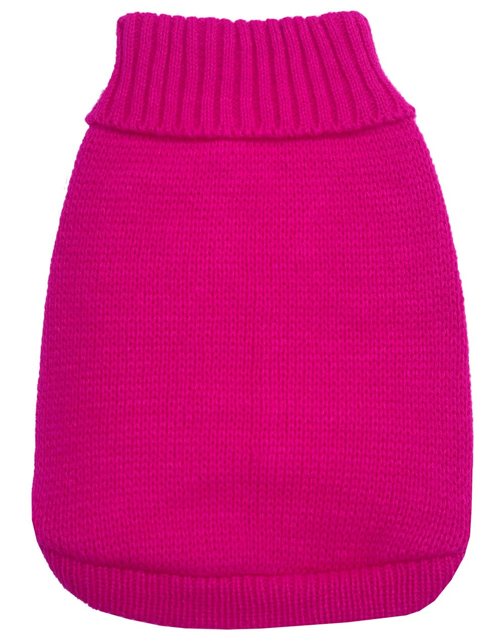 A cozy knit sweater blank for dogs and cats, designed for winter wear, showcasing a plain style in soft fabric.