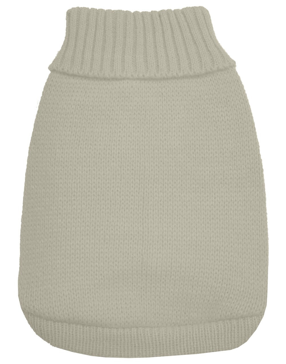 A cozy knit sweater blank for dogs and cats, designed for winter wear, showcasing a plain style in soft fabric.