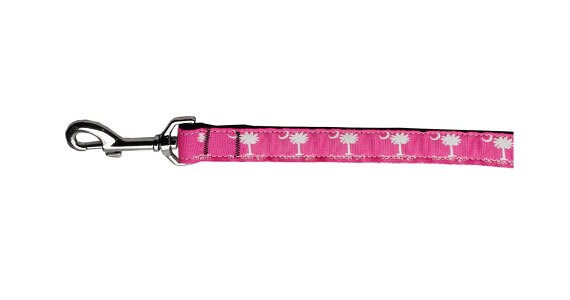 Stylish nylon collar and leash for pets, featuring a fashionable ribbon design in vibrant colors, perfect for dogs and cats.