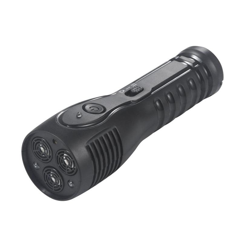 Ultrasound Repeller Control Trainer Device for dogs, featuring a compact design and built-in flashlight, ideal for training and barking deterrence.