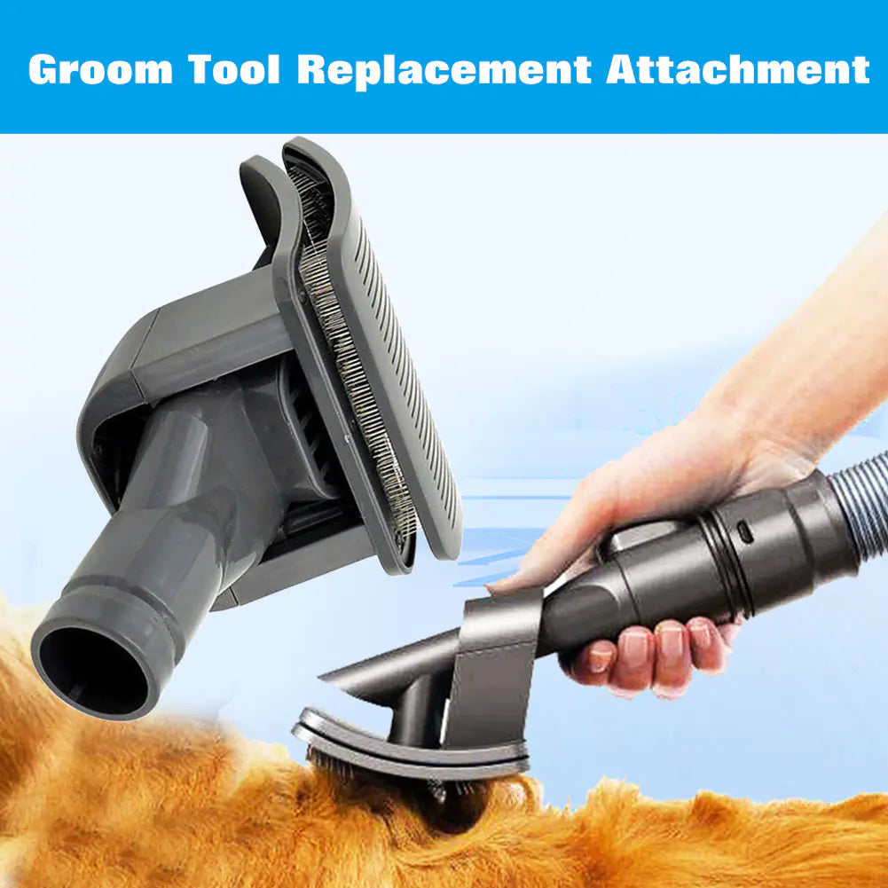 A close-up of the Pet Grooming Tool Replacement Attachment, showcasing its sleek design and durable material, ideal for efficient pet grooming.